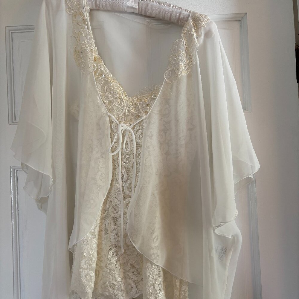 Cream 2 Piece Lingerie